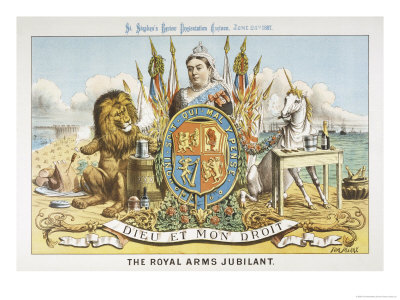 Victoria Depicted with Her Loyal Lion