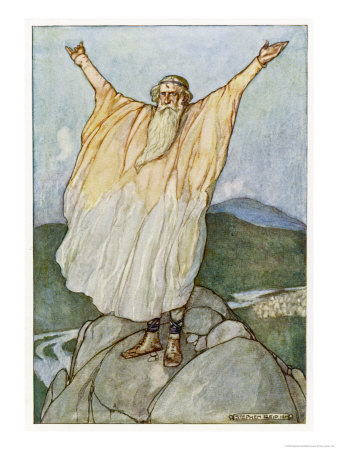 The Druid Sencha Gives the Men of Ulster the Signal for Battle