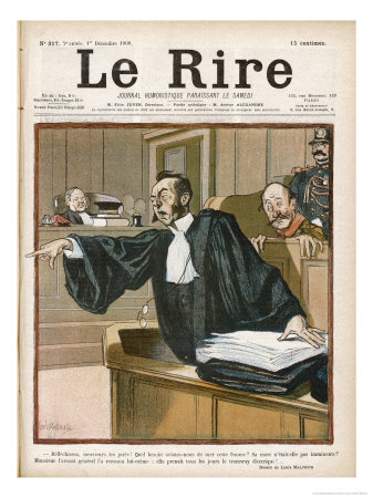 An Advocate in Full Swing in the Courtroom