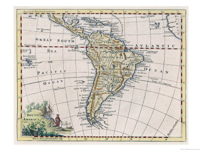 Map of South America