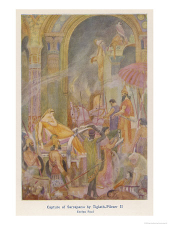 Tiglath-Pileser II Captures Sarrapanu