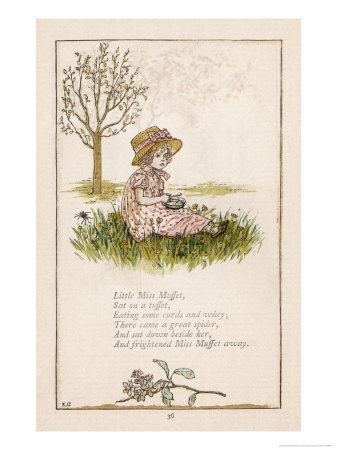 Sufferers from Arachnophobia Will Sympathise with Little Miss Muffet