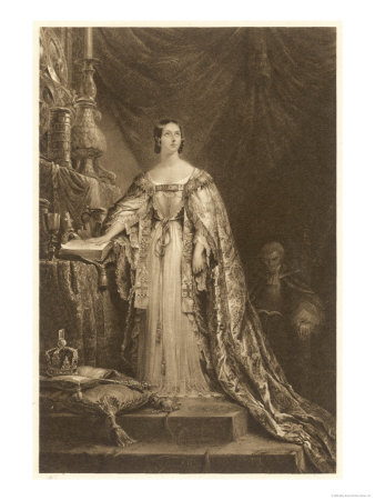 Queen Victoria at Her Coronation