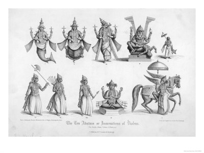The Ten Avatars (Incarnations) of Vishnu