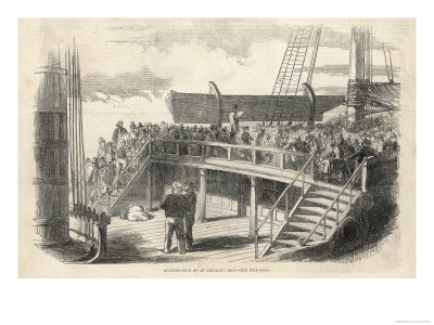 Calling the Roll on an Emigrant Ship Bound from Liverpool for America