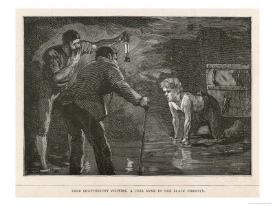 Lord Shaftesbury Inspects the Conditions Endured by Children Working in a Coalmine