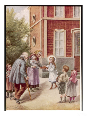 Therese Martin as a Child She is Noted for Her Acts of Charity Though