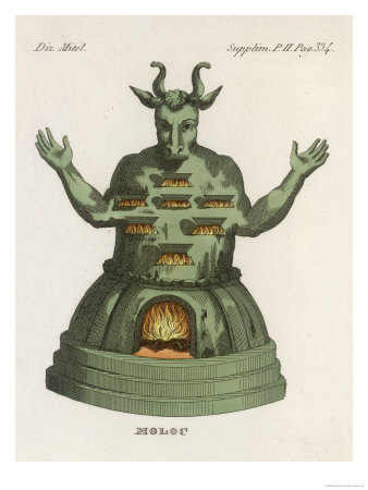 Moloch the God of the Ammonites an Asian People Chronically at War with the Israelites