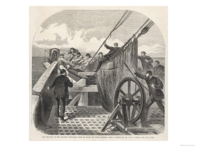 The Scene on Board the "Great Eastern" When the Cable Breaks for the First Time Poster