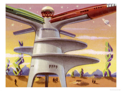 Docking Station on Mars for Visiting Rockets