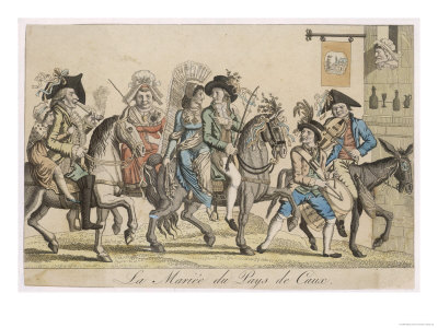 "La Mariee de Pays de Caux", a Wedding Procession in Normandie