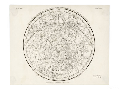 The Southern Hemisphere with Its Zodiac Signs