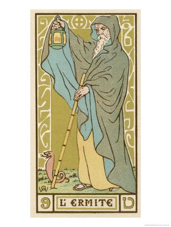Tarot: 9 L'Ermite, The Hermit