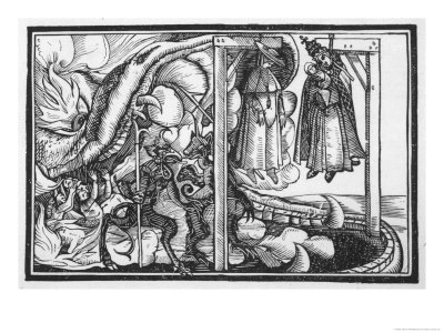 Pope Joan is Condemned to the Jaws of Hell for Fornication