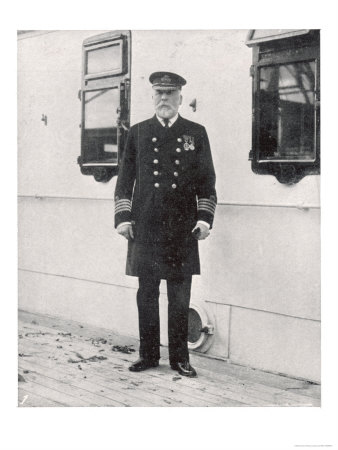 The Captain of the Ss Titanic, Captain E J Smith Poster