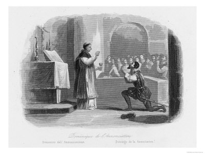 Domingo de la Anunciacion Reproves a Cruel Mexican Governor
