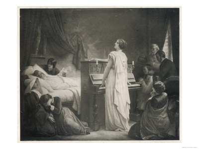 Frederic Chopin Polish Musician on His Deathbed