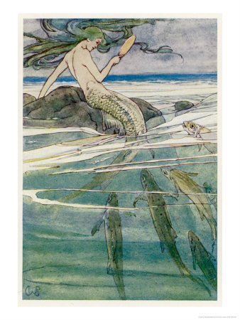 Peter Pan, Mermaid on a Rock