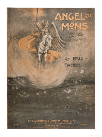 The Angel of Mons Depicted on the Cover of a Valse by Paul Paree