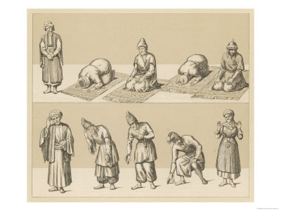 Islamic Attitudes of Worship, Some Involve Praying on a Prayer Mat