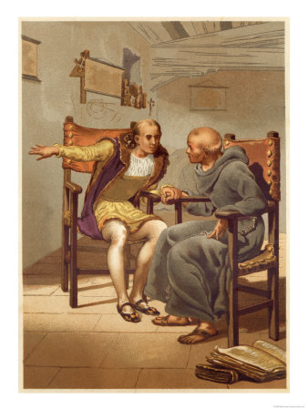 Columbus Discusses His Plans with Father Marchena