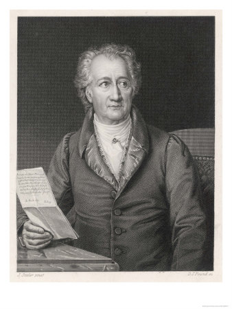 Johann Wolfgang Von Goethe German Writer and Scientist