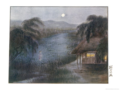 The Ghost of Japanese Girl O Sumi Accidentally Drowned in Idamachi Pond Haunts the Place