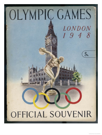 An Official Souvenir Programme for the London Olympic Games Poster