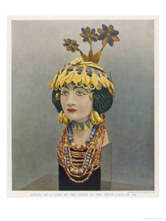 The Jewels of a Sumerian Lady of the Court Discovered during the Excavations at Ur