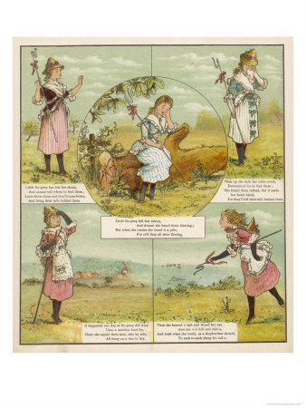 Little Bo-Peep She Lost Her Sheep and Didn't Know Where to Find Them
