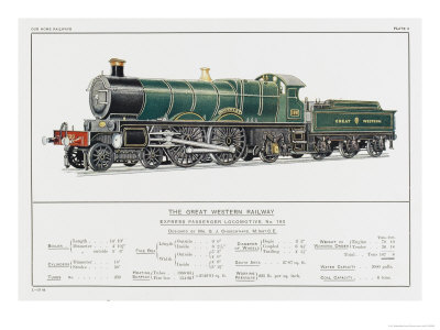 Great Western Railway Express Loco No 190 Waverley
