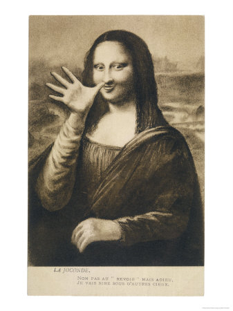 The Mona Lisa Says Goodbye When the Painting is Stolen from the Louvre Paris