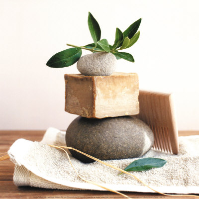 Pile with Olive Tree Branch Posters