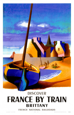 Buy Discover France By Train- Brittany at AllPosters.com