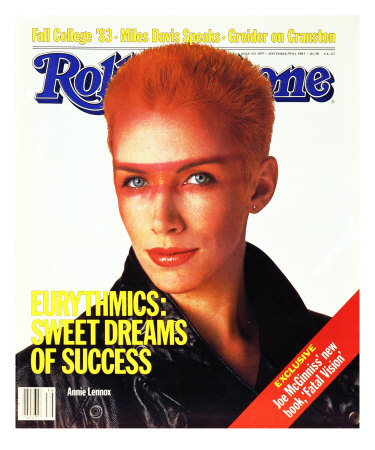 Annie Lennox, Rolling Stone no. 405, September 1983 - Buy this photographic print at AllPosters.com