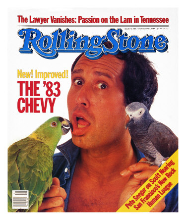 Chevy Chase, Rolling Stone no. 406, October 1983