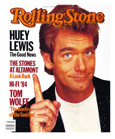 Huey Lewis , Rolling Stone no. 430, September 1984