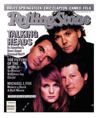 Talking Heads, Rolling Stone no. 491, January 1987 - Buy this photographic print at AllPosters.com