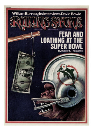 Fear and Loathing at the Super Bowl, Rolling Stone no. 155, February 1974 Poster