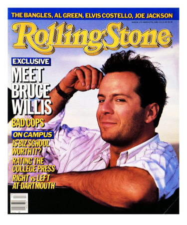 Bruce Willis, Rolling Stone no. 470, March 1986