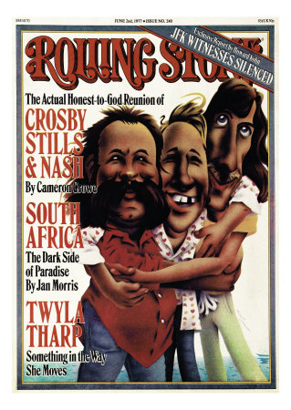 Crosby, Stills and Nash, Rolling Stone no. 240, June 1977