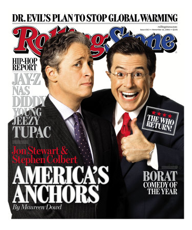 Jon Stewart and Stephen Colbert, Rolling Stone no. 1013, November 2006