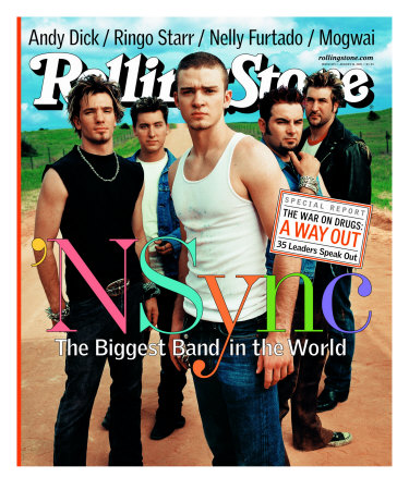 'N Sync, Rolling Stone no. 875, August 2001 - Buy this photographic print at AllPosters.com
