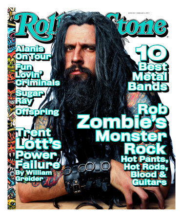 Rob Zombie, Rolling Stone no. 805, February 1999