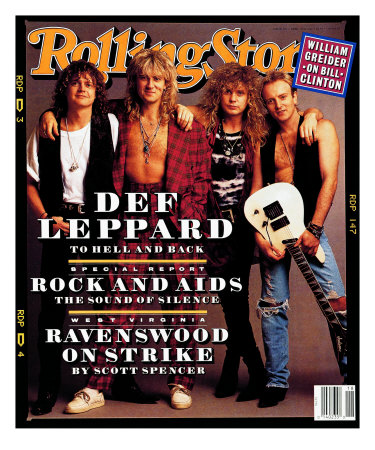 Def Leppard, Rolling Stone no. 629, April 1992
