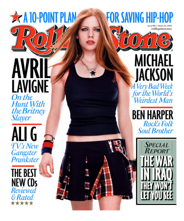 Avril Lavigne, Rolling Stone no. 918, March 2003