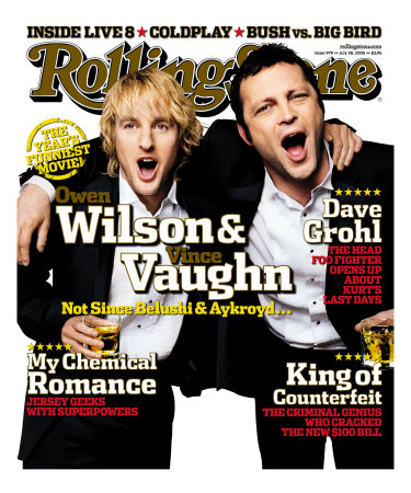 Owen Wilson and Vince Vaughn, Rolling Stone no. 979, July 2005