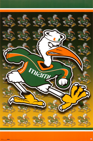 Buy Miami Hurricanes- Logo at AllPosters.com