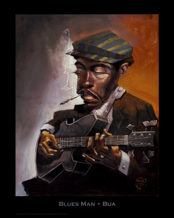Blues Man Poster