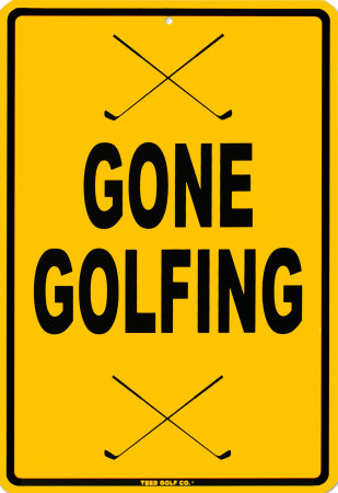 Gone Golfing Poster